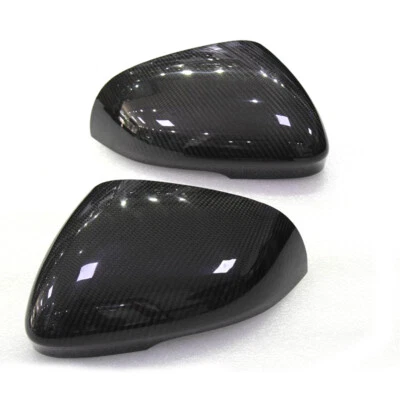 Глянцевые накладки на боковые зеркала из углеродного волокна для Jaguar XE XF XFR XFR-S - Изображение 1 из 4