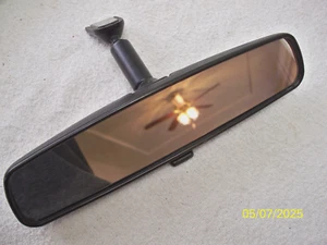 1973-87 GM Cars Interior Rearview Mirror With Black Pebble Grain, Day/Night Used - Picture 1 of 3