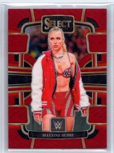 2024 Panini Select WWE Maxxine Dupri Red Prizm /175 #2 Concourse Leavel - Picture 1 of 2