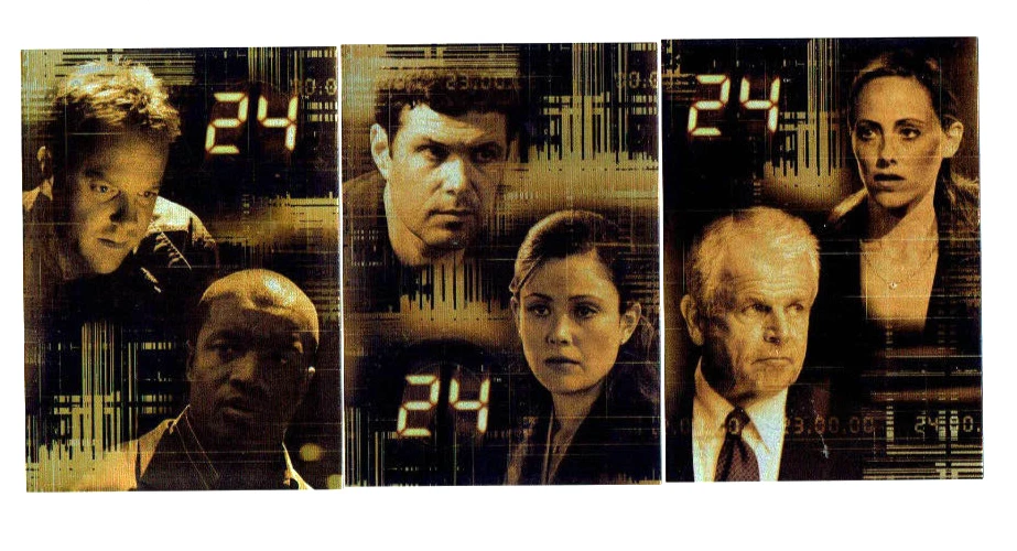 24 Season 4 2006 Artbox Ultra Rare Foil 3 Card Chase Set UR1 to UR3 - Image 1 of 1