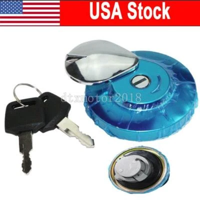 Fuel Gas Tank Cap Cover Lock Keys For Honda Rebel 250 450 Magna700 750 1984-2013 Foto 1 de 4