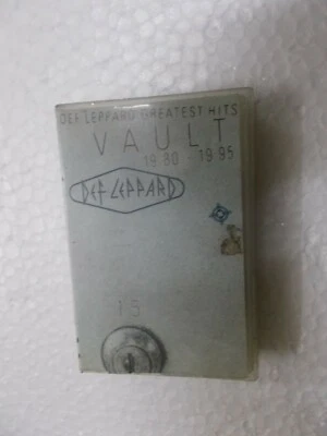 DEF LEPPARD GREATEST HITS VAULT 1980 1985 CASSETTE TAPE INDIA CLAMSHELL 1996 - Image 1 of 4