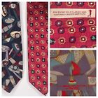 2 Vintage Silk Golf Theme Ties Rooster St Andrews; Ron Boone Golf Classic 2003