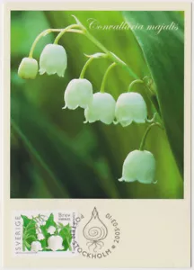 Svezia Maxi 2005, Segni di Primavera, Fiore, Giglio della Valle, Zecca - Foto 1 di 1