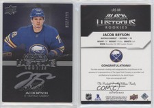2021 SPx UD Black Lustrous Signatures /299 Jacob Bryson #LRS-BR Rookie Auto RC
