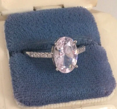 Joyería Vintage Anillo Oro Topacio Blanco Antiguo Deco Vestido Joyería Talla Pequeña N  Foto 1 de 4