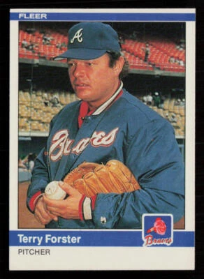 1984 Fleer Terry Forster #178 Atlanta Braves Baseball Card - Image 1 of 2