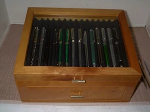 Mint Display Case with Pens and Pencils in it! - Picture 1 of 4