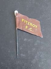 1908 Capstan cigarettes Football team flag with pin Fitzroy VFL