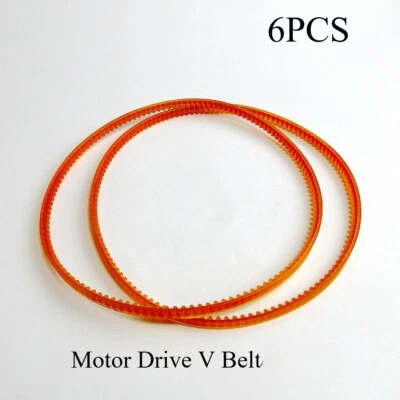 Neoprene Sewing Machine Motor Drive V Belt 6 PCS NEW - Image 1 of 3