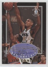 1997-98 Score Board Auto Collection Strongbox Tim Duncan #1 Rookie RC HOF