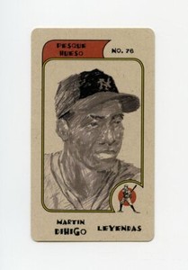 #TN22657 MARTIN DIHIGO Negro League Baseball Mexican Beer Card 