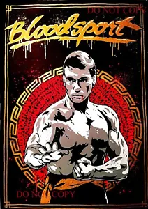 Bloodsport Blood Sport Van Damme Movie Print Poster Picture A4 GLOSSY Picture - Picture 1 of 1