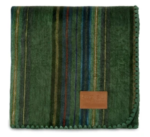 Alpaca Wool Blanket Throw Large, Beautiful, Warm, Variegated 85 x 65 inch - Picture 1 of 5