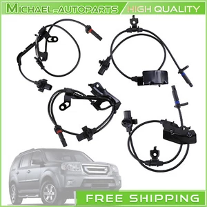 4 piezas sensor de velocidad de rueda ABS delantero trasero derecho e izquierdo para Honda Pilot 2009 - 2011 - Imagen 1 de 11