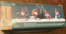 Department 56 56922 North Pole Woods Elves Retired Set Of 4 w/ Box