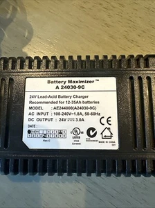 24 Volt 3A Mobility Battery Charger Model AE244000 (A24030-9C) Wheelchair - Picture 1 of 4