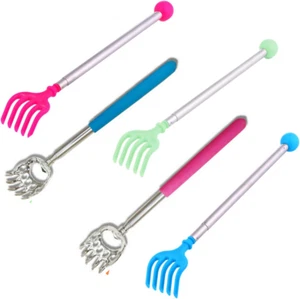 Adjustable Bare Claw Extending Back Scratcher Massager Telescopic Portable Rake - Picture 1 of 22