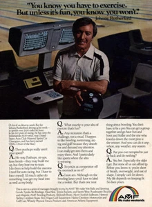 1979 AMF: Bowling, Johnny Rutherford Vintage Print Ad - Bild 1 von 1