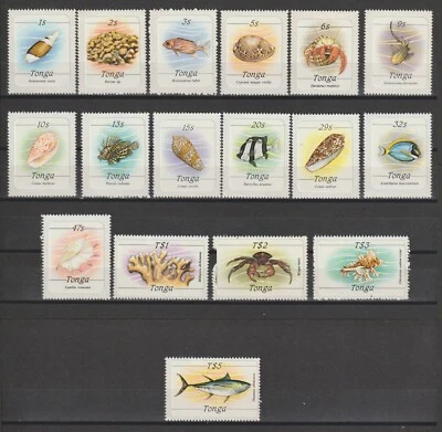 TONGA 1984 SG 865/881 MNH Foto 1 de 2