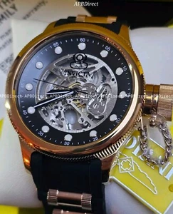 Invicta - Russian Diver - Automatic - LUME Skeleton- ROSE GOLD - mens watch - Picture 1 of 18