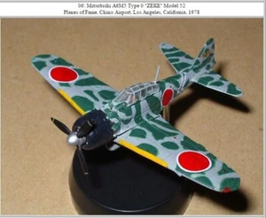 1/144 WW2 Fighter: Mitsubishi A6m5  Zero [IJN] #6 : TAKARA - Picture 1 of 3
