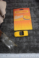 1990 Matchbox 1987 Chevrolet Corvette Roadster MB-14 Thailand 1/64 Yellow