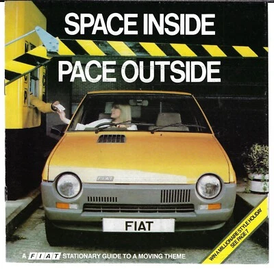Fiat Range 1980-1981 UK Market Mailer Brochure 126 127 128 Strada X1/9 131 132 - Image 1 of 2