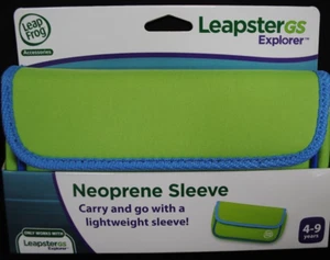 Leap Frog Leapster GS Explorer grün Neoprenhülle 7,75 x 4,50 Zoll - Bild 1 von 2