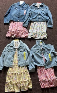 BCBG GIRLS DRESS 👗 & JACKET BLUE S 7/8 & M 10/12 &PINK S 7/8 & M 10/12 1748785 - Picture 1 of 9