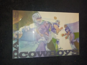 Vintage 1970 NFL Football Logo Poster DALLAS COWBOYS Stancraft 24x36 - Picture 1 of 10