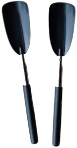 2x Teleskop Schuhlöffel Schuh-Löffel ausziehbar 25,5 cm - 73,5 cm Schuhanzieher - Bild 1 von 2