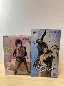 Sega Mai Sakurajima Figure Set of 2 Desktop×Decorate Collections + Chokonose - Picture 1 of 2