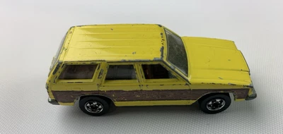 Hot Wheels Blackwall Aries Station Wagon Yellow K-Car, Diecast Hong Kong, 1981 - Image 1 of 4