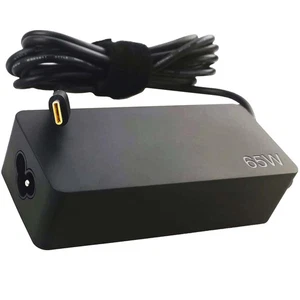 ALIMENTATORE ORIGINALE LENOVO TYPE-C USB-C 65W ADLX65YDC3A 01FR030 SA10M13946 - Photo 1/2
