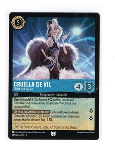 Cruella De Vil Fühlt sich elend - 2ROF - 145/204 - Ungewöhnlich - Picture 1 of 1