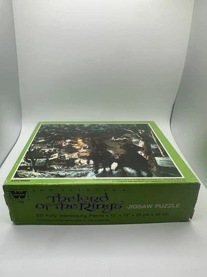 LORD OF THE RINGS Black Riders Jigsaw Puzzle Vintage Tolkien Whitman - Complete - Image 1 of 4