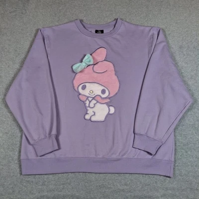 My Melody Sanrio Sudadera Mujer XXL Hello Kitty Púrpura 3D Peluche Foto 1 de 4