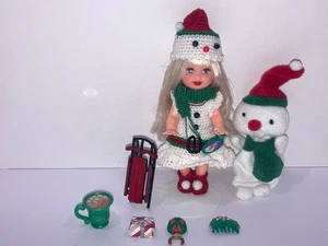 Barbie Kelly Chelsie Doll, Clothes, Shoes, Accessories & Kaiser Stand - Picture 1 of 4