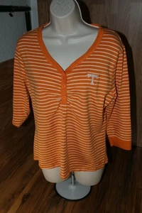 Cutter & Buck TENNESSEE UT VOLS VOLUNTEERS orange Logo Embroidered V Womens M - Picture 1 of 9