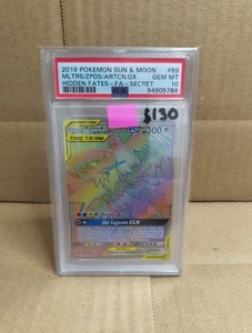 Moltres & Zapdos & Articuno GX (Secret) 69/68 Hidden Fates Holo PSA 10 - Bild 1 von 2