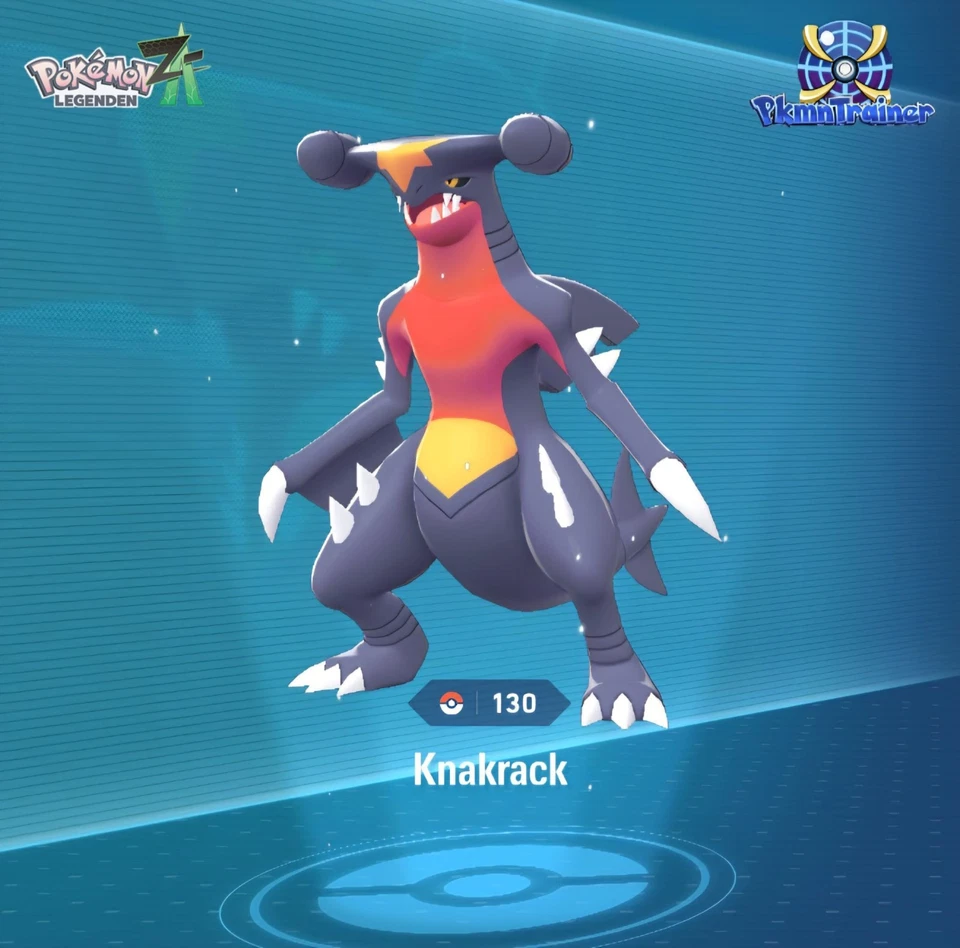 Knakrack / Normal & Shiny / 6IV / Battle Ready / Pokémon-Legenden: Z-A - Bild 1 von 1