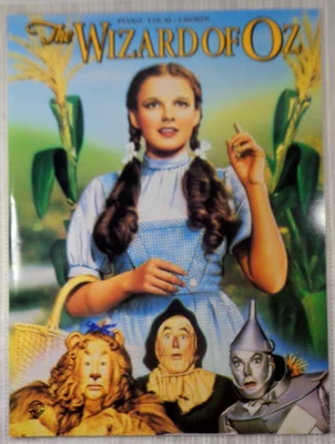 THE WIZARD OF OZ MUSIC BOOK - PIANO/VOCAL/CHORDS Harburg & Arlen Excellent! - Image 1 of 3