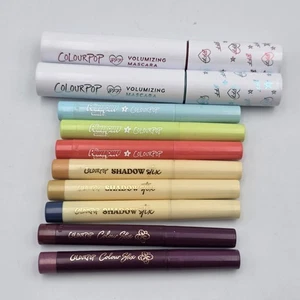 ColourPop Shadow Stix + Volumizing Mascara Mixed Lot 10 Pieces - Picture 1 of 5