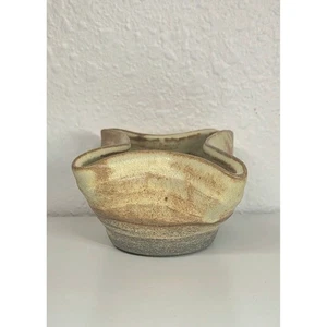 Cenicero de cerámica de estudio vintage firmado por MOMO arte de estudio hecho a mano cerámica - Imagen 1 de 6