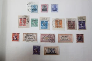 Memel, gute Sammlung zum Ausbauen, Deutsches Reich auf Schaubek, hoher KW - Bild 1 von 8