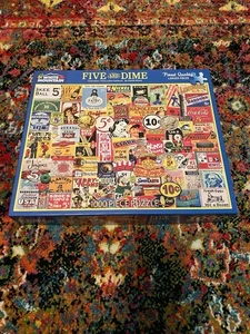 White Mountain Fünf und Groschen Puzzle - 1000 Stück - Bild 1 von 2