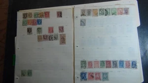 Stampsweis Greece collection on homemade pages est 400 or so stamps  - Picture 1 of 11