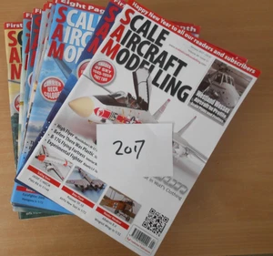 scale aircraft modelling magazine 12 issues job lot complete year 2017 hobbies - Picture 1 of 2