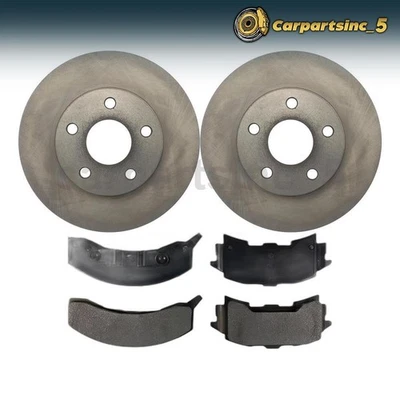 Rotor de freno Pastilla de freno trasero 3x para Pontiac Fiero 2,5 L 1984 1985 1986 1987 Foto 1 de 4